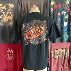 Vintage 1990s nhra racing t shirt